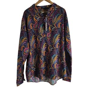 Colorful Paisley Women's Blouse